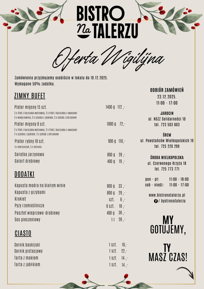 Wigilia z Bistro na Talerzu Wigilia z Bistro na Talerzu