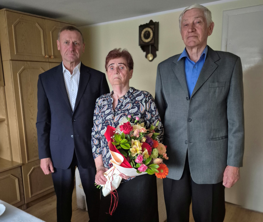 Czesława i Czesław Robakowie Fot. Urząd Gminy Krzykosy