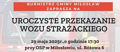 Uroczyste przekazanie wozu strażackiego-3053