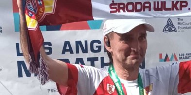 Polonista przebiegł maraton w USA-14603