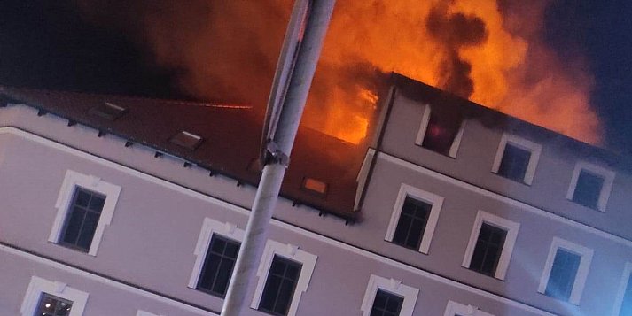Średzcy strażacy pojechali gasić pożar w sąsiednim powiecie