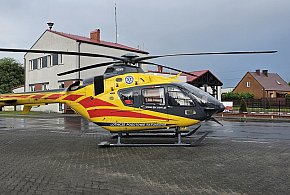 Popołudniowy wypadek w Pięczkowie. Lądował śmigłowiec LPR-21377