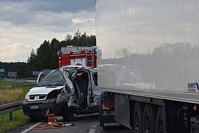 Wypadek na skrzyżowaniu dróg krajowych w Miąskowie-21896