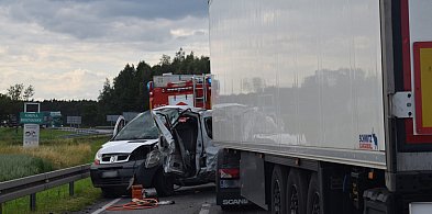 Wypadek na skrzyżowaniu dróg krajowych w Miąskowie-21896