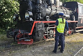 Wjechał bezpośrednio przed parowóz Średzkiej Kolei Powiatowej-22627