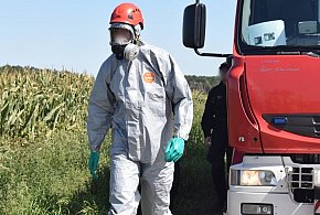 Na miejsce zadysponowano Specjalistyczną Grupę Ratownictwa Chemiczno-Ekologicznego-22676
