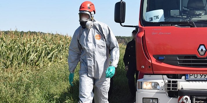 Na miejsce zadysponowano Specjalistyczną Grupę Ratownictwa Chemiczno-Ekologicznego