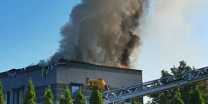 Ogromne straty po pożarze tartaku w Szczodrzejewie