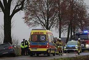 Kierowca volkswagena poniósł śmierć na miejscu-23970