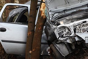 Wypadek w gminie Krzykosy. Jedna osoba poszkodowana