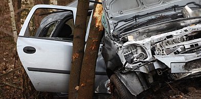 Wypadek w gminie Krzykosy. Jedna osoba poszkodowana