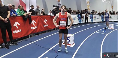 Patryk Rauhut na drugim stopniu podium