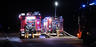 Pożar domu w Zaniemyślu. Na szczęście nie ma osób poszkodowanych