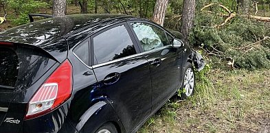 Poszukiwali kierowcy rozbitego samochodu
