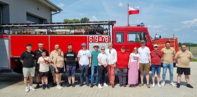 Delegacja z Hennigsdorf z wizytą u strażaków w Koszutach