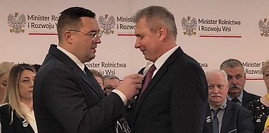 Sołtys Mącznik odznaczony przez ministra