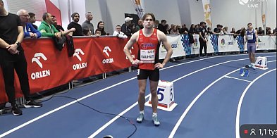 Patryk Rauhut na drugim stopniu podium