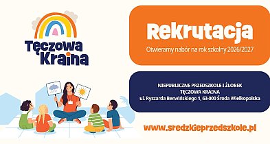 Rekrutacja w Środzie: Tęczowa Kraina zaprasza dzieci na rok szkolny 2026/2027
