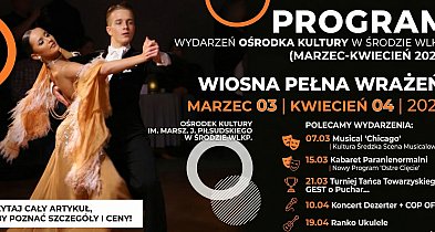 Co dziać się będzie w Ośrodku Kultury w Środzie? Program marzec–kwiecień