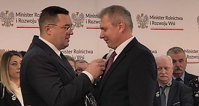 Sołtys Mącznik odznaczony przez ministra