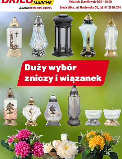 Środa Wielkopolska: w Bricomarché zrobisz zakupy na 1 listopada w SUPER cenach-23390