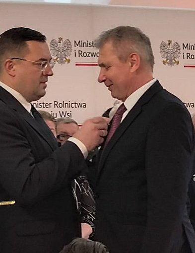 Sołtys Mącznik odznaczony przez ministra
