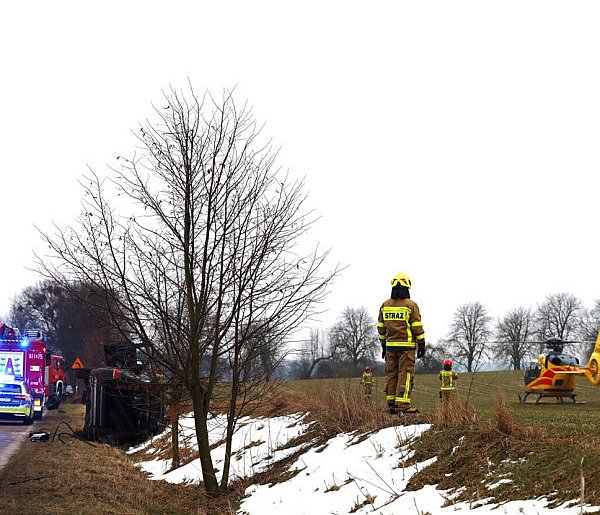 Poważny wypadek na drodze Środa Wlkp. - Miłosław