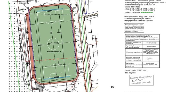 Pierwsze w powiecie pełnowymiarowe boisko?