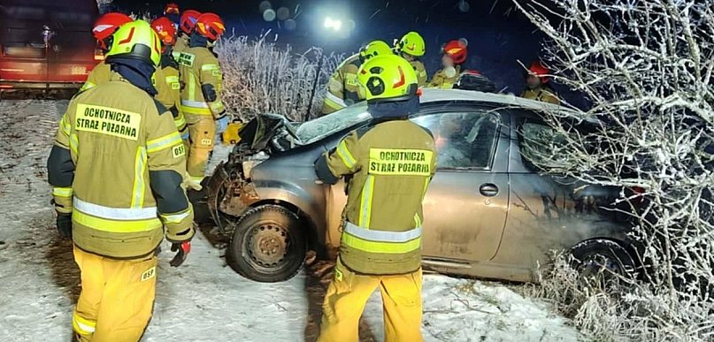 Do zdarzenia doszło na mało uczęszczanej drodze