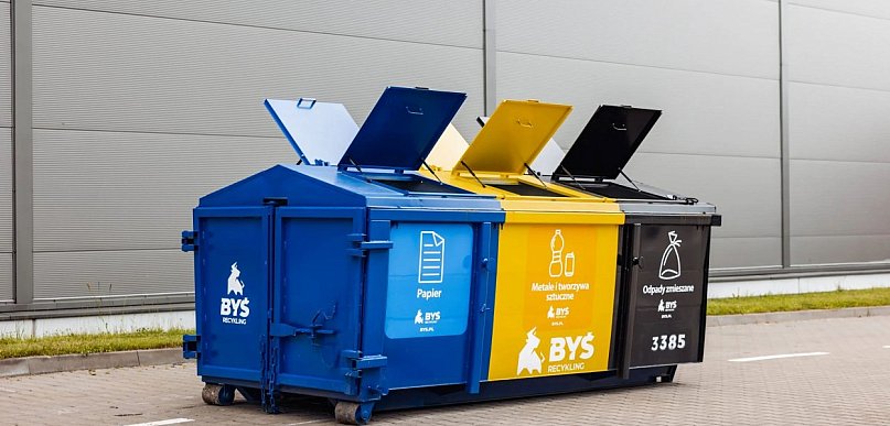 Kontenery na odpady i gruz w Warszawie