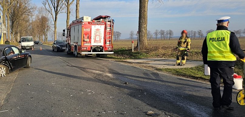 Wymusił pierwszeństwo skręcając w drogę podporządkowaną