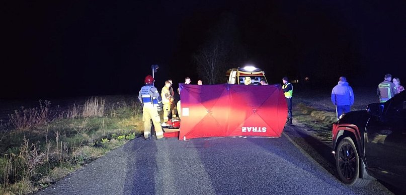Ratownikom nie udało się przywrócić funkcji życiowych mężczyzny