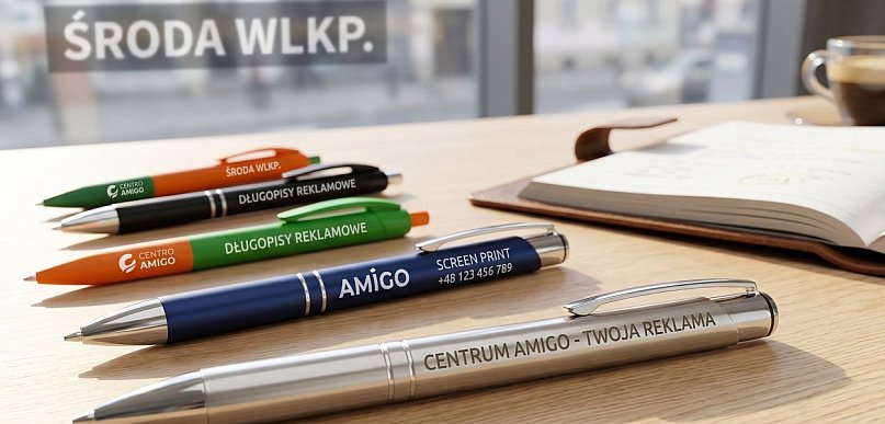Personalizowane długopisy reklamowe i gadżety - Reklama Środa Wlkp.