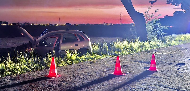 Kierowca znajdował się w stanie nietrzeźwości