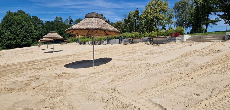 Zaniemyśl gotowy do przyjęcia plażowiczów