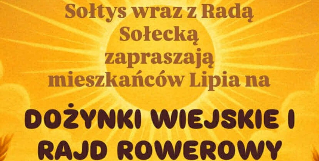 Dożynki wiejskie i rajd rowerowy