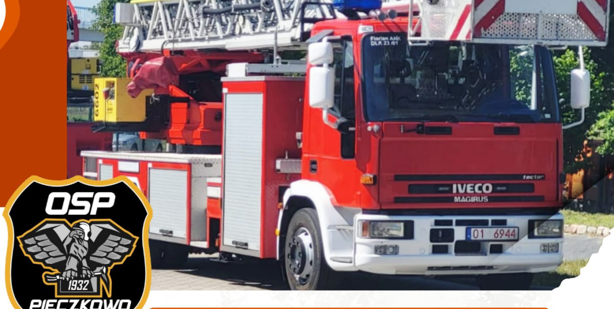 Poświęcenie samochodu specjalnego z drabiną mechaniczną