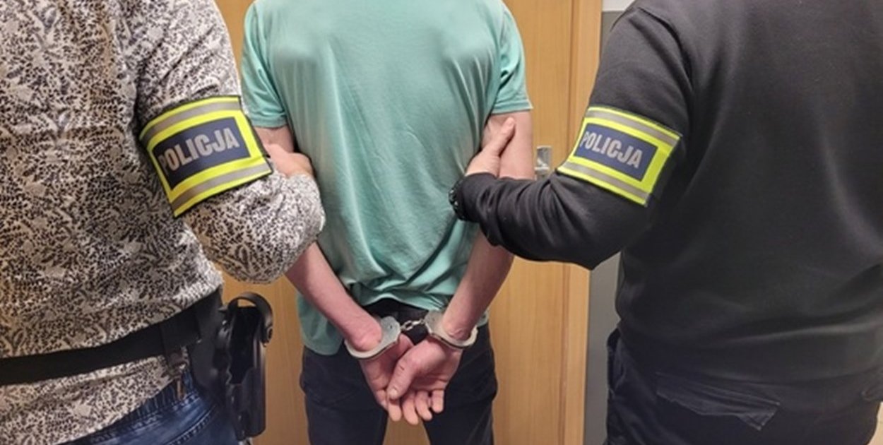 Zatrzymany kierowca mazdy Fot. KPP w Środzie Wlkp.