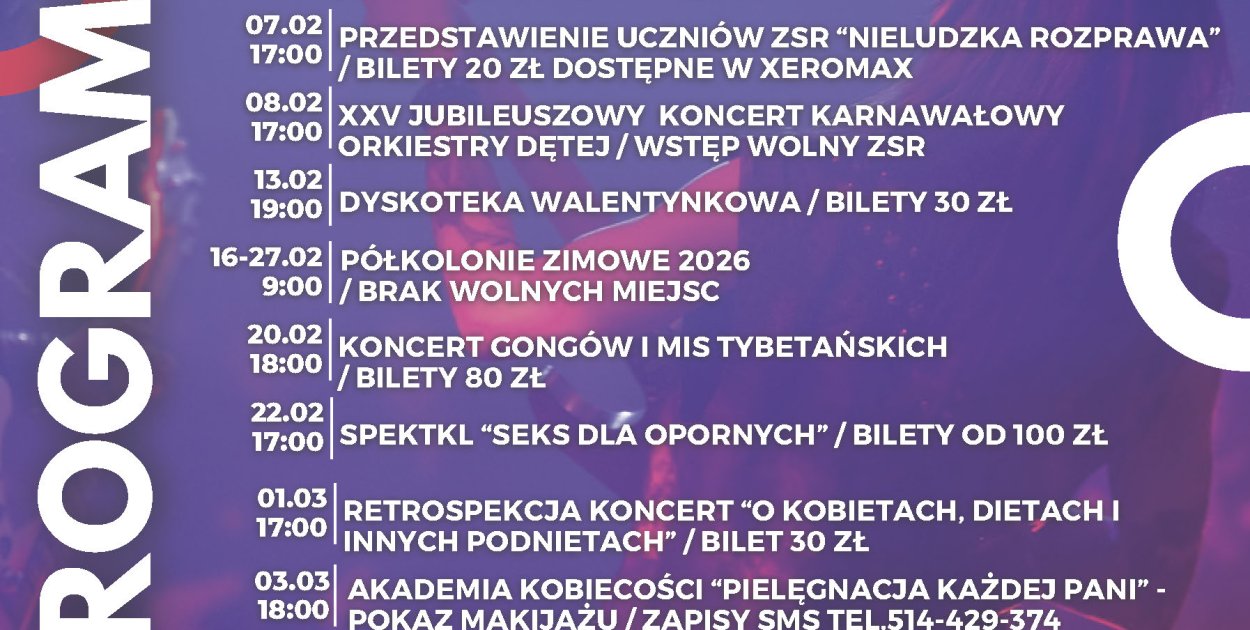 Chicago, Paranienormalni i MisY Tybetańskie – luty i marzec w Ośrodku Kultury
