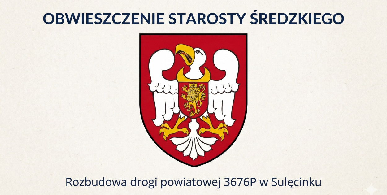 Zezwolenie na rozbudowę drogi powiatowej w Sulęcinku