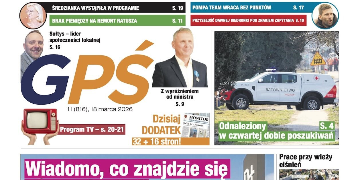 Minął kolejny tydzień. O czym piszemy w nowym wydaniu GPŚ?