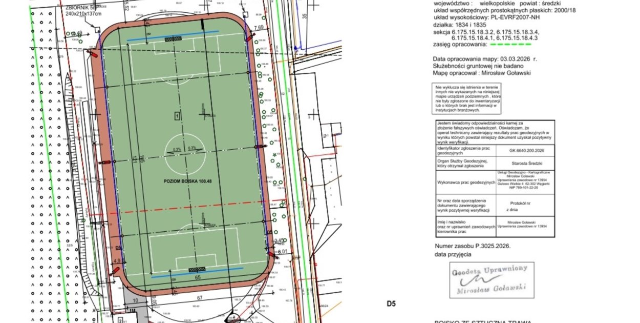 Pierwsze w powiecie pełnowymiarowe boisko?