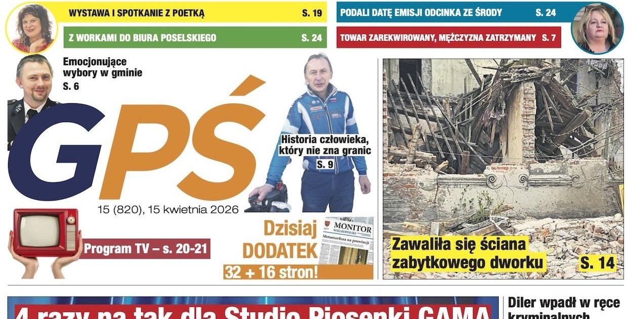 Minął kolejny tydzień. O czym piszemy w nowym wydaniu GPŚ?