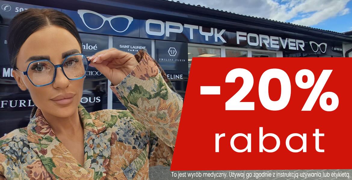 Optyk Forever -  Środa Wielkopolska - świętuje 7 lat działalności. SPRAWDŹ PROMOCJĘ jakie przygotowali z tej okazji. KLIKNIJ