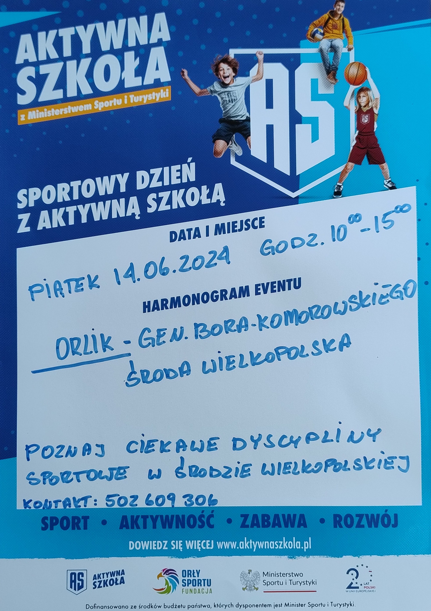 Plakat promujący wydarzenie Plakat promujący wydarzenie