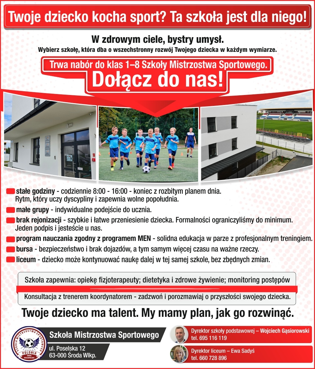 Szkoła sportowa Środa Wielkopolska