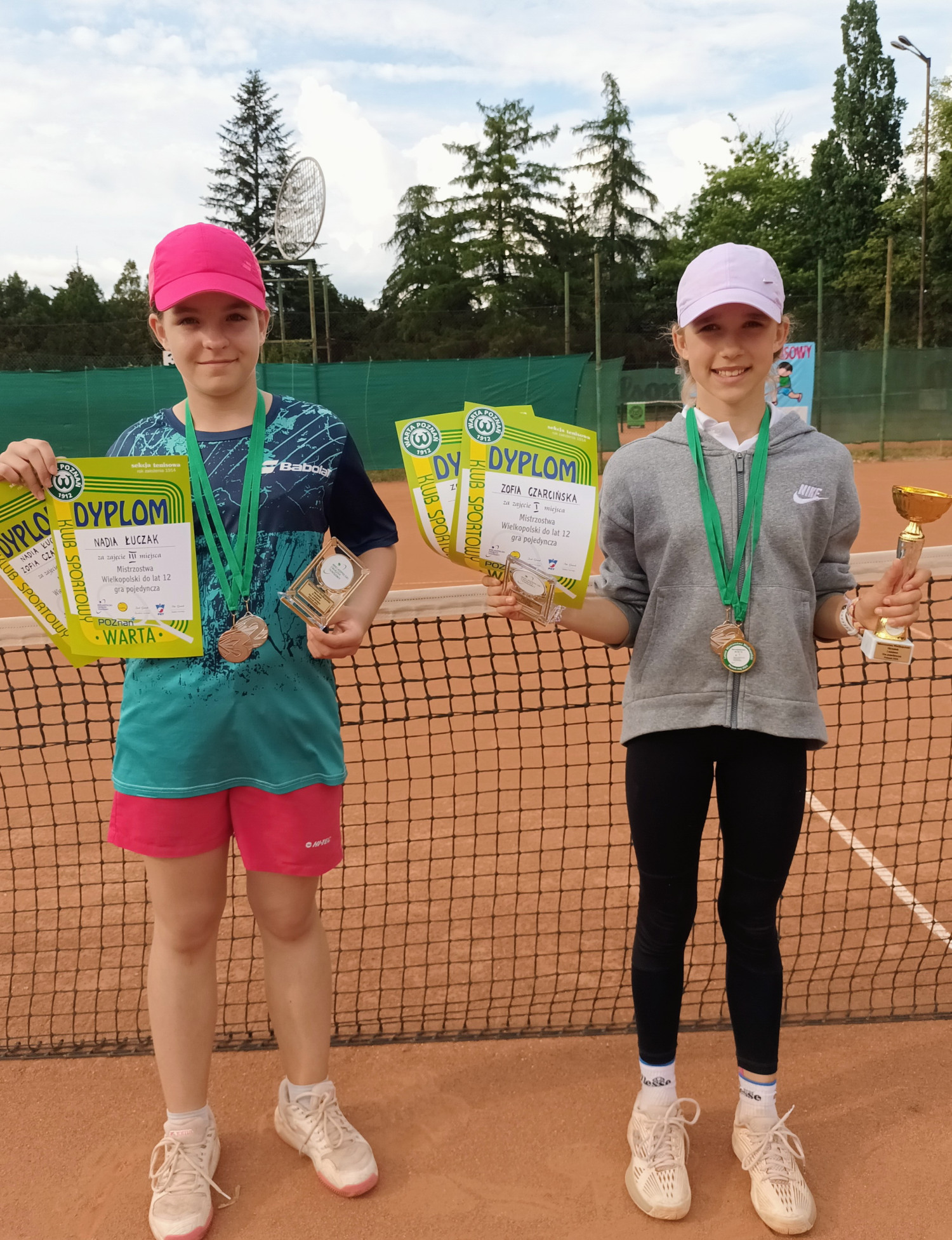 Nadia Łuczak i Zofia Czarcińska po zawodach Fot. Marcin Łuczak