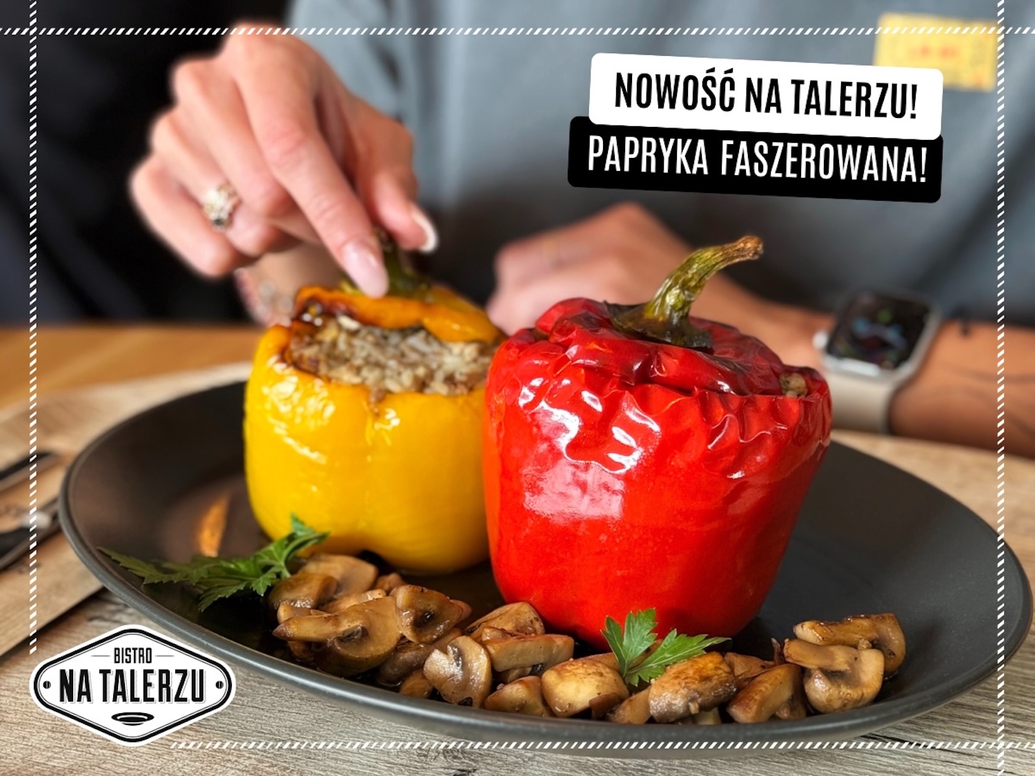 Nowość w Bistro na Talerzu - papryka faszerowana